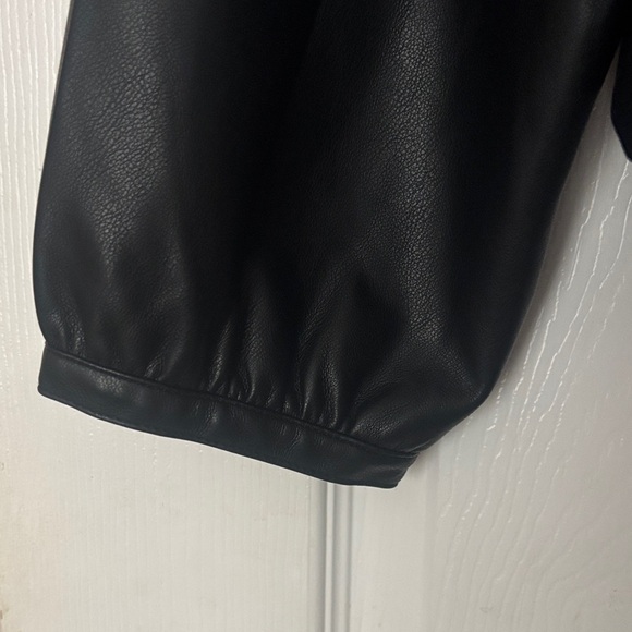 Avec Les Filles Black Faux Leather Jacket - Picture 3 of 11